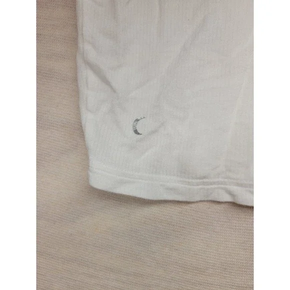 Zyia Active Women's Size Small Cropped Hoodie Sleeveless White Lightweight - Picture 7 of 8